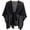 Black, variant on Hollow Out Shawl Wraps for Women Tie Front Sweater Cardigan Casual Shoulder Cover Up Chunky Poncho Cropped Top 2026