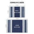thumbnail image 6 of Mainstays Performance Foam Noodle Bath Rug, 20" x 32", Navy, 6 of 9
