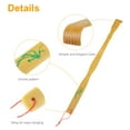 thumbnail image 2 of 3pcs Bamboo Back Scratchers, TSV Traditional Finger Body Relaxation Massager for Scratching Itches, 2 of 9
