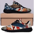 thumbnail image 3 of Patriot Eagle Memorial Day Remember and Honor Shoes Sneakers Black Size 13, 3 of 7