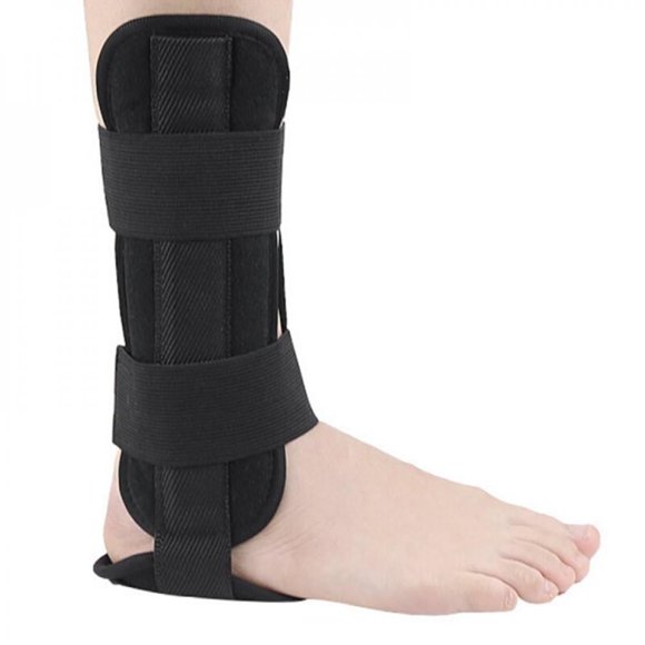 Ankle Joint Broken Leg Foot Guard Plate Sprain Splint Ankle 1 pcs Sports Ankle Brace Joint Protection Injury With Fracture Black M