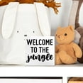 thumbnail image 5 of Zomyto 7x7 Inches Nursery Table Decor, Nursery Decor for Baby Boys Girls, Welcome to The Jungle, Wooden Box Sign, 5 of 5