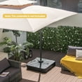 thumbnail image 4 of Gymax Parasol Déporté de Patio 200 Lb Remplissable Base Robuste Rempli d'Eau pour l'Extérieur, 4 of 10