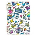 thumbnail image 7 of FORMRS 1-Subject Spiral Notebook 8" x 5" College Ruled 60 Refillable Sheet A5 Hard Cover, 2 Pack, Blue Doodle Pattern, 7 of 7
