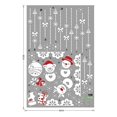 thumbnail image 5 of Etiquetas engomadas de la decoración del vidrio de la ventana de la Navidad, etiquetas engomadas de la pared de Diy, 5 of 5
