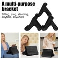 thumbnail image 4 of Lypsnake Tablet Pillow Stand & iPad Holder, Soft Velvet Multi-Angle Cushion for Reading Typing and Viewing, Universal Support for Tablets E-Readers and Phones, 4 of 6