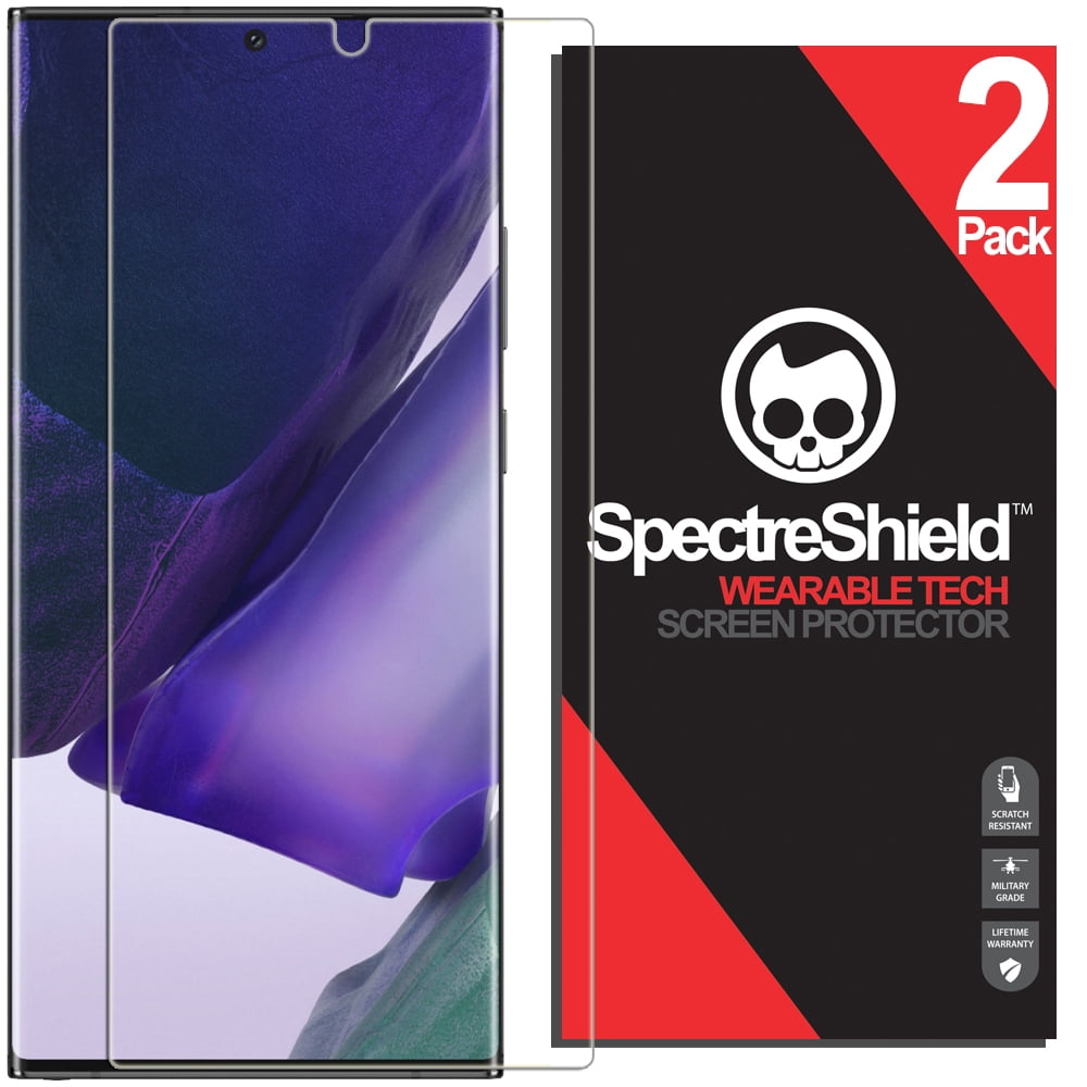 [2-Pack] Spectre Shield Screen Protector for Samsung Galaxy Note 20 Ultra Case Friendly Accessories Flexible Full Coverage Clear TPU Film