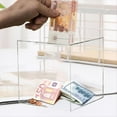 thumbnail image 4 of Alcancía de Acrílico Transparente, Alcancía Que No Se Puede Abrir para Adultos y Niños, Regalo de Mesa para Amigos, 4 of 5
