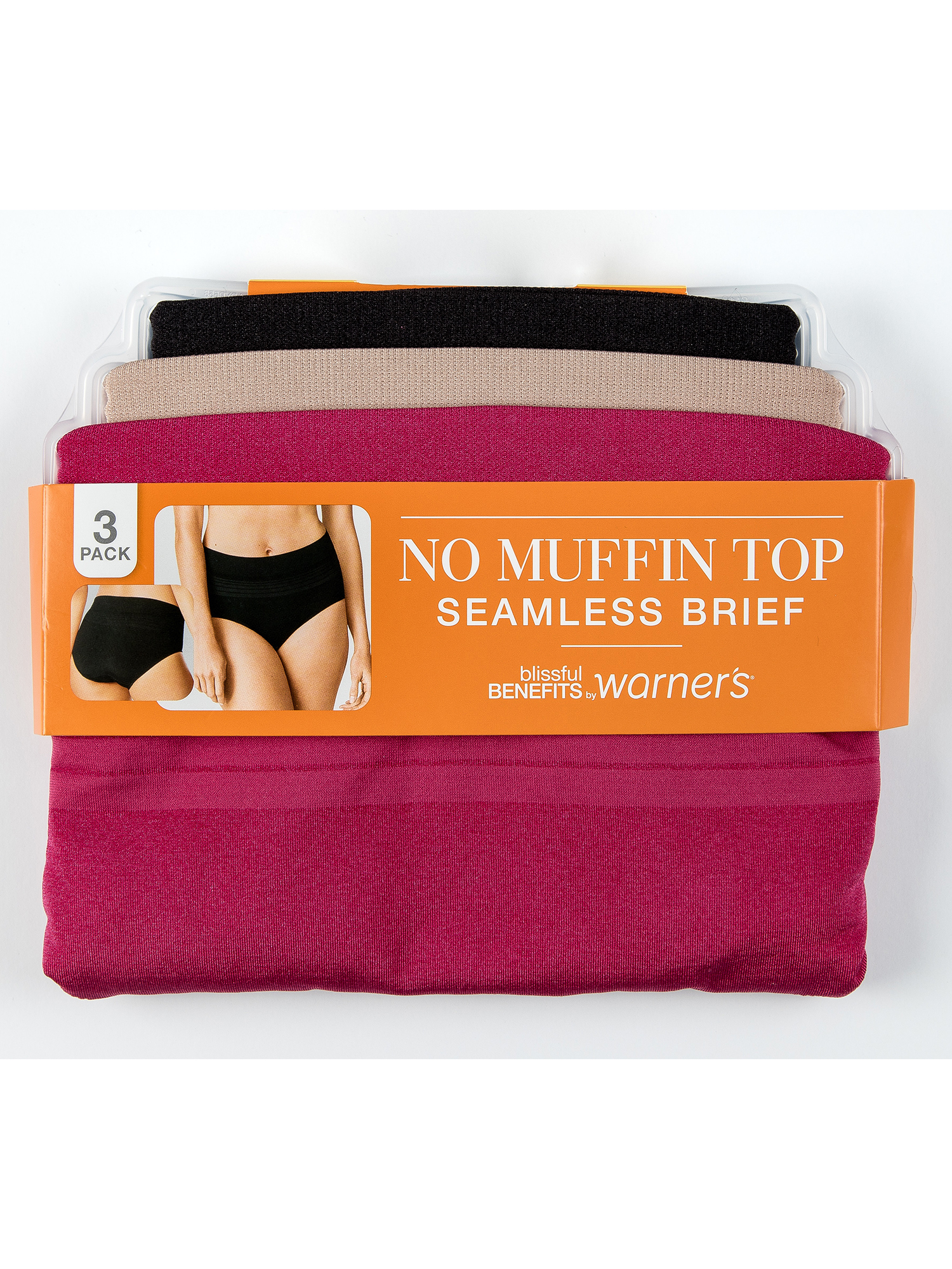 New Warner's No Muffin Top Seamless Briefs Panties Women's