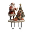 thumbnail image 2 of Home Santa Claus and Kids Sun Garden Sign Hanging Outdoor Pots Decorative Ground Home Decor, 2 of 6