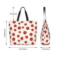 thumbnail image 5 of Yiaed Abstract Red Polka Dot Print Handbag for Women Tote Purse Shoulder Bag Large Fashion Hobo Purse Handbag Shopping Tote, 5 of 5
