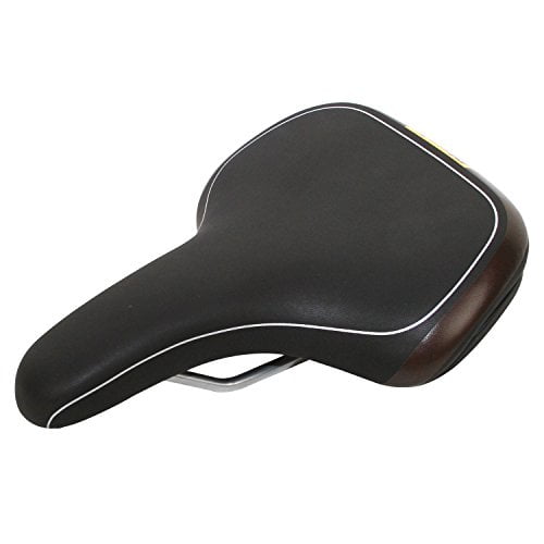 VELO VL6263 Plush Comfortable Bicycle Seat for Beach Cruiser, Hybrid