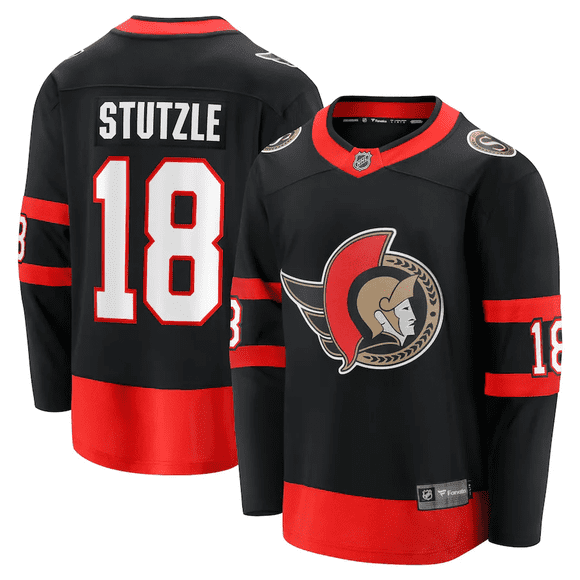 Tim Stutzle Ottawa Senators NHL Fanatics Breakaway Home Jersey, Large
