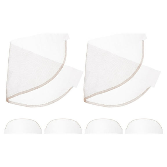 KONTONTY 6Pcs Transparent Wig Cap for Women Mesh Net Hair Containment for Special Occasions