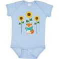 thumbnail image 3 of Inktastic Reading Book Lover Sunflower Fox Boys or Girls Baby Bodysuit, 3 of 5