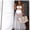 White, variant on LMLYSoH Ladies Sexy Long Skirt High Waist Mesh Wave Dots Embellished Solid Color Fashion Light Dress