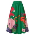 thumbnail image 3 of ZICTH Womens High Waist Long Maxi Skirt with Pocket Summer Beach Boho Floral Print Skirt for Women, 3 of 5