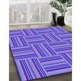 thumbnail image 3 of Ahgly Company Tapis d'Intérieur Lavable en Machine Carré Transitionnel Violet, 6 Pieds Carré, 3 of 7