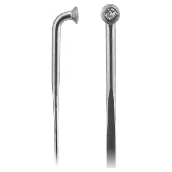 DT Swiss Aerolite Spoke - 2.0mm, Bladed, 296mm, J-Bend, Silver, Each, Single Spoke