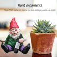 thumbnail image 1 of Adornos de duende en miniatura para exteriores estatua de gnomo enano de micropaisaje de hadas de jardín Hugtrwg  Para estrenar, 1 of 8