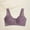 Purple, variant on Women Push up Breathable Front Closure Bras Full Support No Underwire Plus Size Everyday Bralettes New Plus Size Bras for Women Wireless Red S