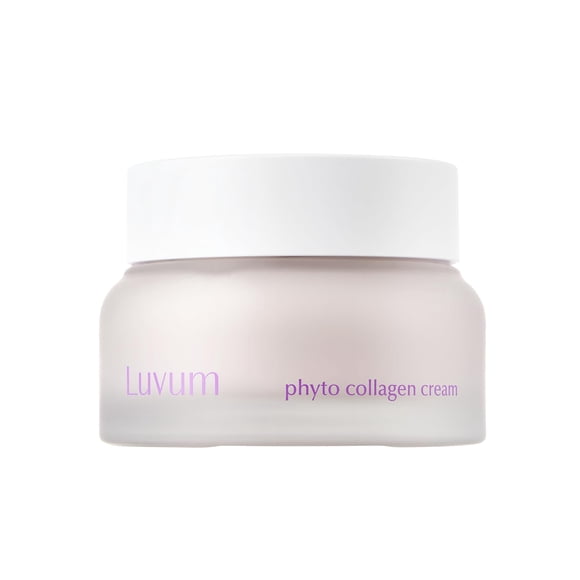 LUVUM Crema de fitocolágeno de envejecimiento lento 1.69 fl. oz - Hidratante de fitocolágeno - Antienvejecimiento y elasticidad de la piel - Colágeno a base de plantas para reafirmar y suavizar - Crem