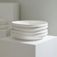 thumbnail image 3 of Stone Lain Verso 4-Piece Dinner Plate Set Porcelain, White, 3 of 6
