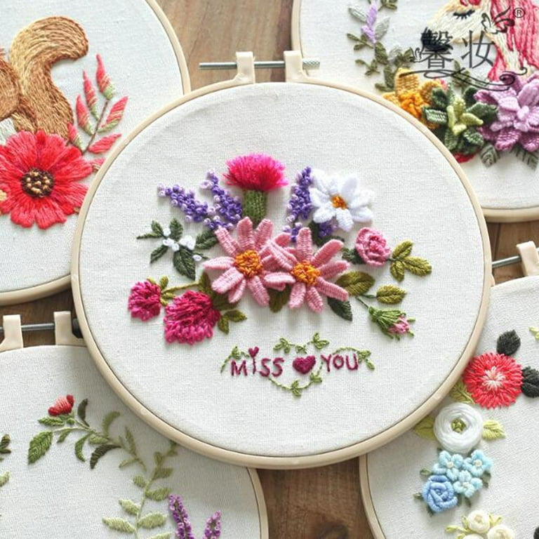 Field of Flowers Embroidery Kit –