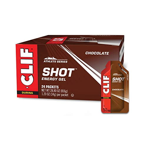 CLIF SHOT Energy Gels Chocolate Flavor NonGMO NonCaffienated
