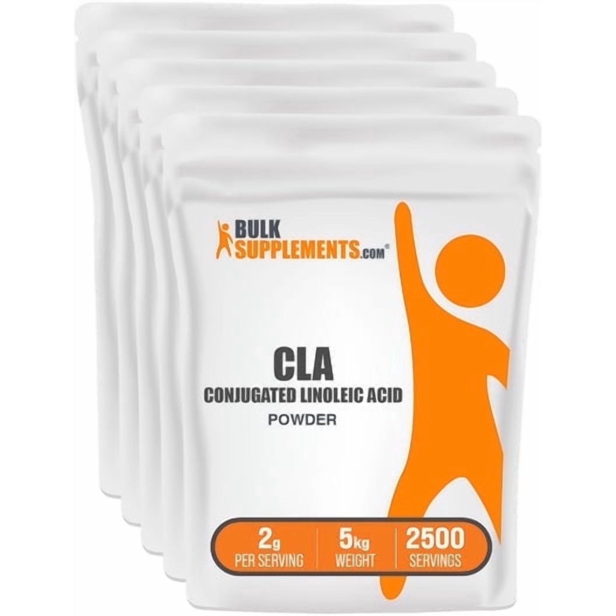 BulkSupplements Conjugated Linoleic Acid Powder - CLA Supplements - Dietary Supplement, Gluten Free, 2g per Serving, 5kg (11 lbs)