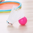 thumbnail image 6 of Kids Tennis Racket,Plastic Tennis Racquet with 2 Table Tennis,2 Badminton Ball and 4 Shuttlecocks Racket,Children Outdoor Toy for Toddlers Age 3-6, 6 of 9