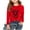 Red, variant on Girls' Cute Long Sleeve Graphic T-Shirts Casual Tunic Tops Long Sleeve Loose Soft Blouse Shirt Beige 7-8 Years