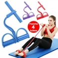 thumbnail image 1 of Multi-Function Elastic Sit Up Pull Rope Abdominal Exerciser Resistance Band 4 Tube Fitness Yoga, 1 of 5