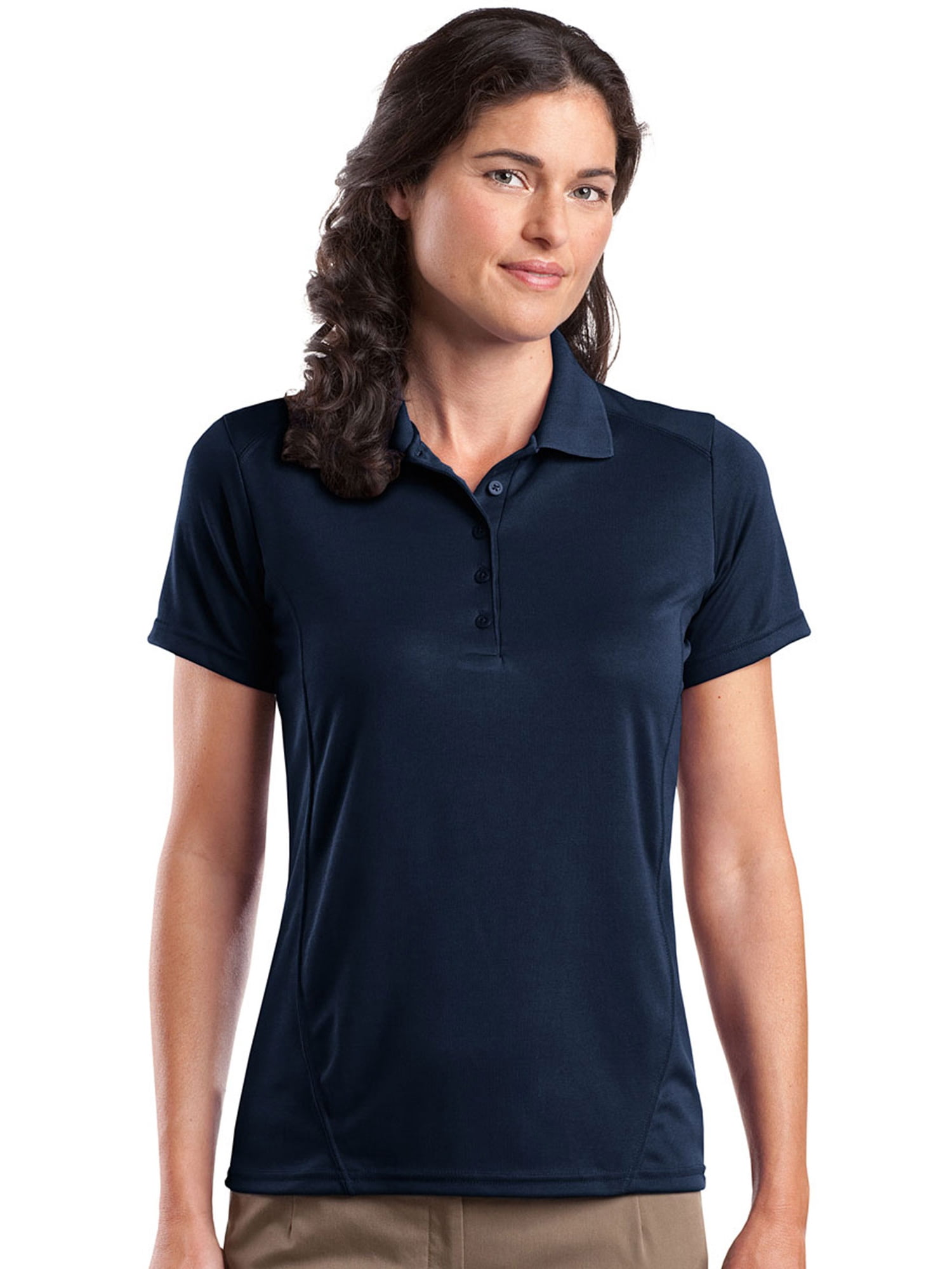 5-Button Placket Knit Collar Polo Shirt 