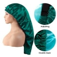 thumbnail image 3 of Gorro suave Colcomx para dormir elástico suave para cabello largo Verde, 3 of 8