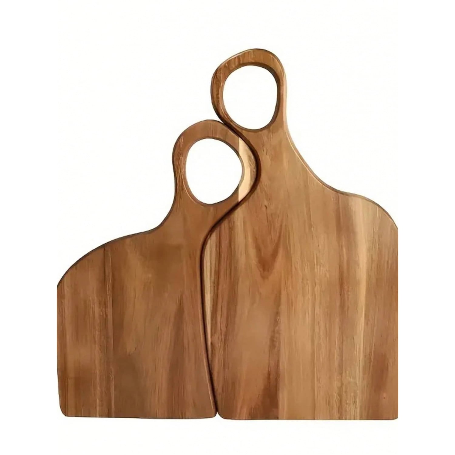 Set Of 2 Walnut Cutting Boards (15inch*7.1inch/11.8inch*5.9inch)- High Quality Handmade Kitchen Cutting Boards For Food Preparation, High-Quality Wood Material Accessories For Couples And Home Chefs