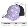 thumbnail image 2 of Curved Design Along The Top Of The Baseball Cap Reinforced Adjustable Breasted Four Seasons Available Cartoon Toothbrush, Toothpaste And Toothpick Elements, 2 of 8