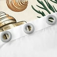 thumbnail image 3 of Erosebridal Marine Seashell Curtains for Living Room, Retro Sealife 30%-50% Blackout Curtains Set of 2 (38x45), Starfish Coral Curtains Pack of 2, Bedroom Curtains Room Decorative, 3 of 6