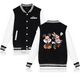 thumbnail image 3 of Chaqueta de béisbol de Mickey Minnie Mouse para mujer, chaquetas de estilo hip hop y Harajuku, ropa de calle para niñas, abrigos universitarios holgados, 3 of 5