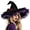 Purple, variant on Enchanting Gothic Witch Hat for Cosplay and Halloween Parties – Elegant Dark Halloween Accessory for Men and Adults in Play, Black, One Size
