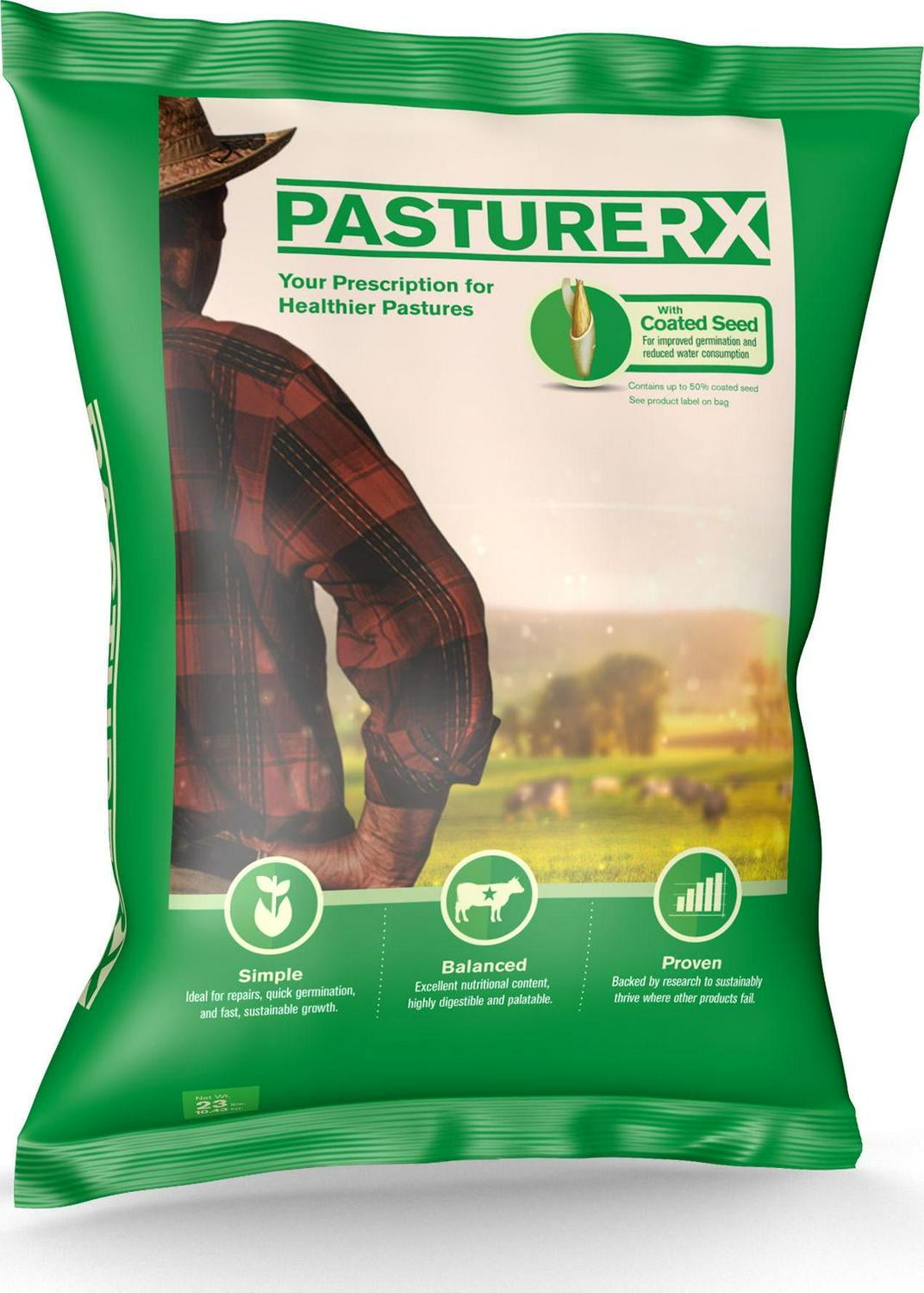 PastureRX Premium Pasture Northern Seed Mix, 23 lb.