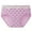 Purple, variant on Ashirexll Womens Cotton Underwear, High Waisted Underwear for Women, Lace Breathable High Waist Triangle Underwear