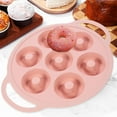 thumbnail image 3 of GAXIRE Non-Stick Silicone Donut Baking Mold Pan Tray 1-Pack for Easy Homemade Donuts and Pastry Baking, 3 of 8