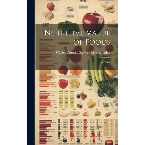 Nutritive Value of Foods: a Table, (Hardcover)