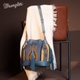 thumbnail image 5 of Wrangler Hobo Bags for Women Designer Bucket Purses Western Shoulder Handbags, Jean, 5 of 7