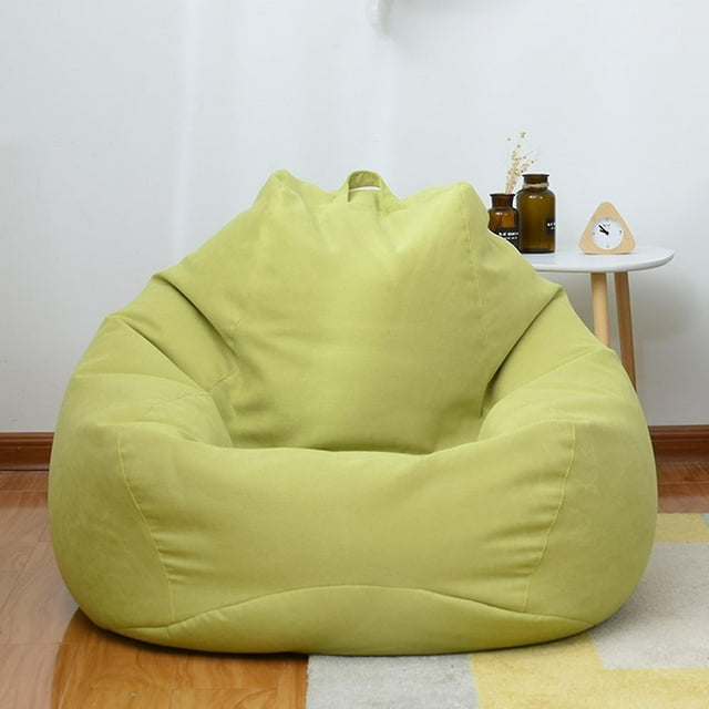Nuevo Extra grande Bean Bag sillas sofá cubierta interior perezoso tumbona para adultos niños ¡Gran oferta!