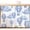 Purple, variant on Blue Ombre Hot Air Balloon Small Cabinet Curtains 10"W x 11"L, Modern Balloon Float Clouds Sink Skirt Dust-Proof Short Curtain for Bathroom Vanity Storage Cubby Desk, Self Adhesive Privacy Drapes