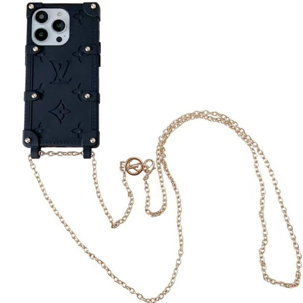 Funda Para iphone 13ProMax 13 14 Pro Max LV Cordón De Cuero Gao Jiahui unisex