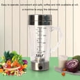 thumbnail image 3 of Cateissary Coctelera automática eléctrica de 400ml, mezclador de polvo de proteína de grano, movimiento con báscula, taza de café, botella de Juegos de servir café y té, 3 of 6