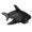Black, variant on Women Creative shark female bag simulation cute animal shoulder cartoon bag